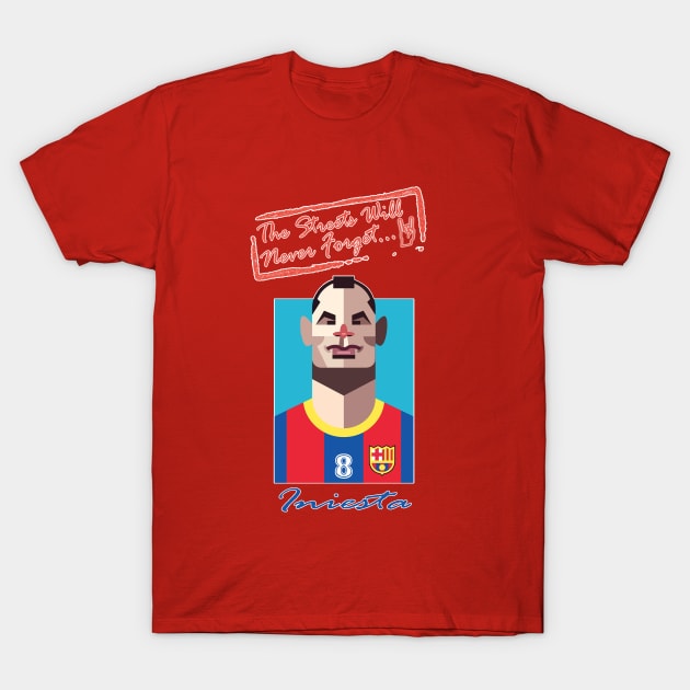 OG Ballers - The Streets series - ANDRES INIESTA T-Shirt by OG Ballers